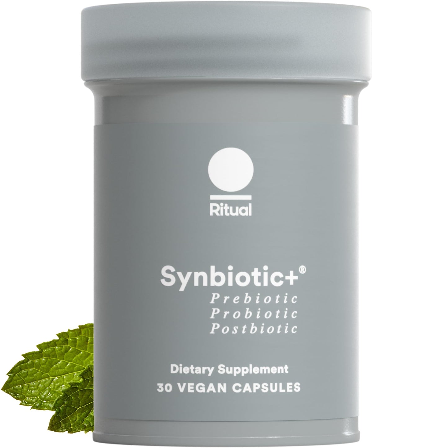 Ritual Synbiotic+ Probiotic, Prebiotic, Postbiotic, 3-in-1 Supplement for Gut Health and Digestive Support, Regularity, Bloat, Immune, Vegan Delayed-Released Daily Capsule, Women and Men, 30 Day RitualUS supplements