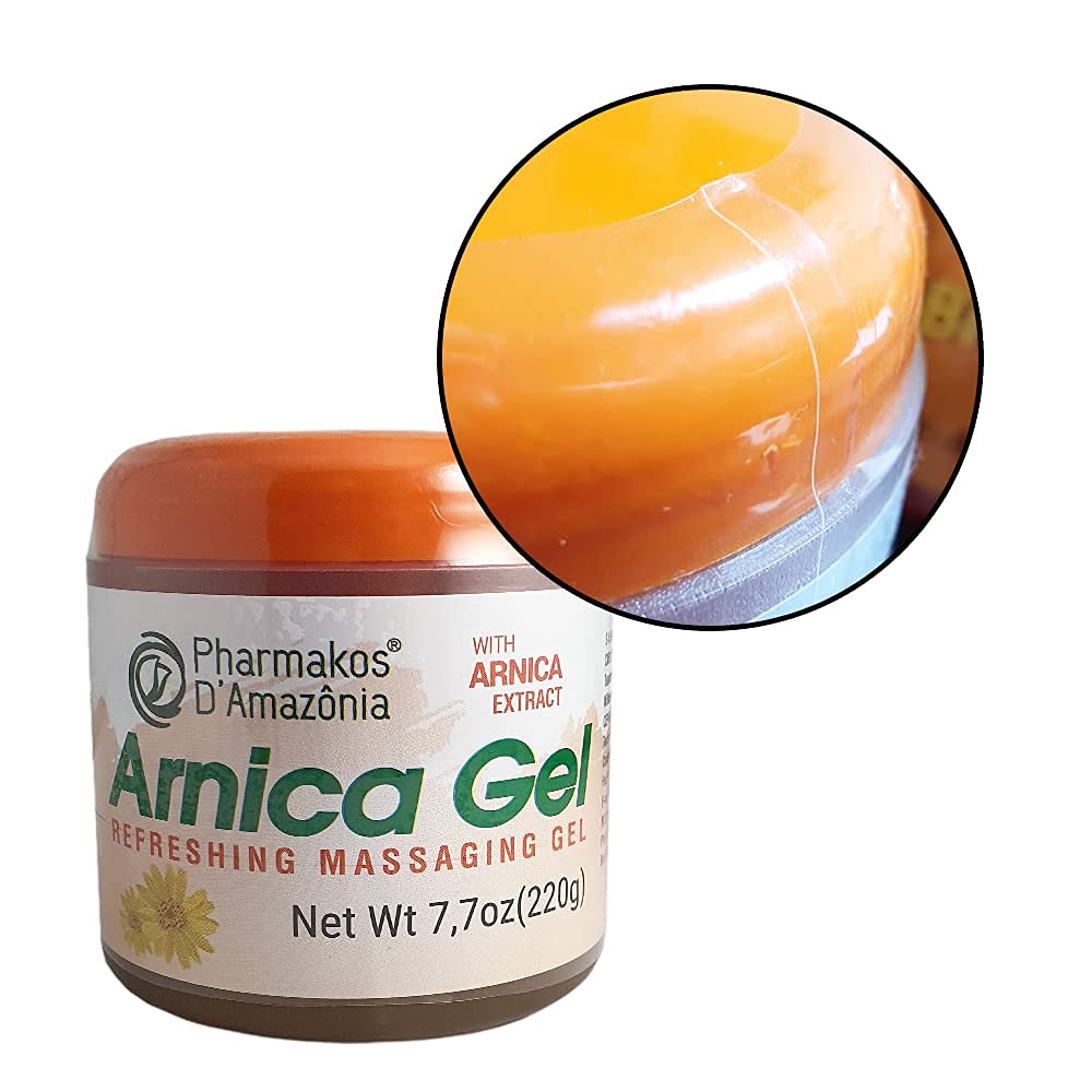 Pharmakos Arnica Gel Cream, Refreshing Massage Gel for Bruises, Swelling and Relief, 7.7 oz PharmakosAu supplements