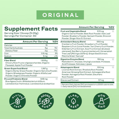 Bloom Nutrition Greens and Superfoods Powder for Digestive Health, Greens Powder Bloom NutritionUS supplements