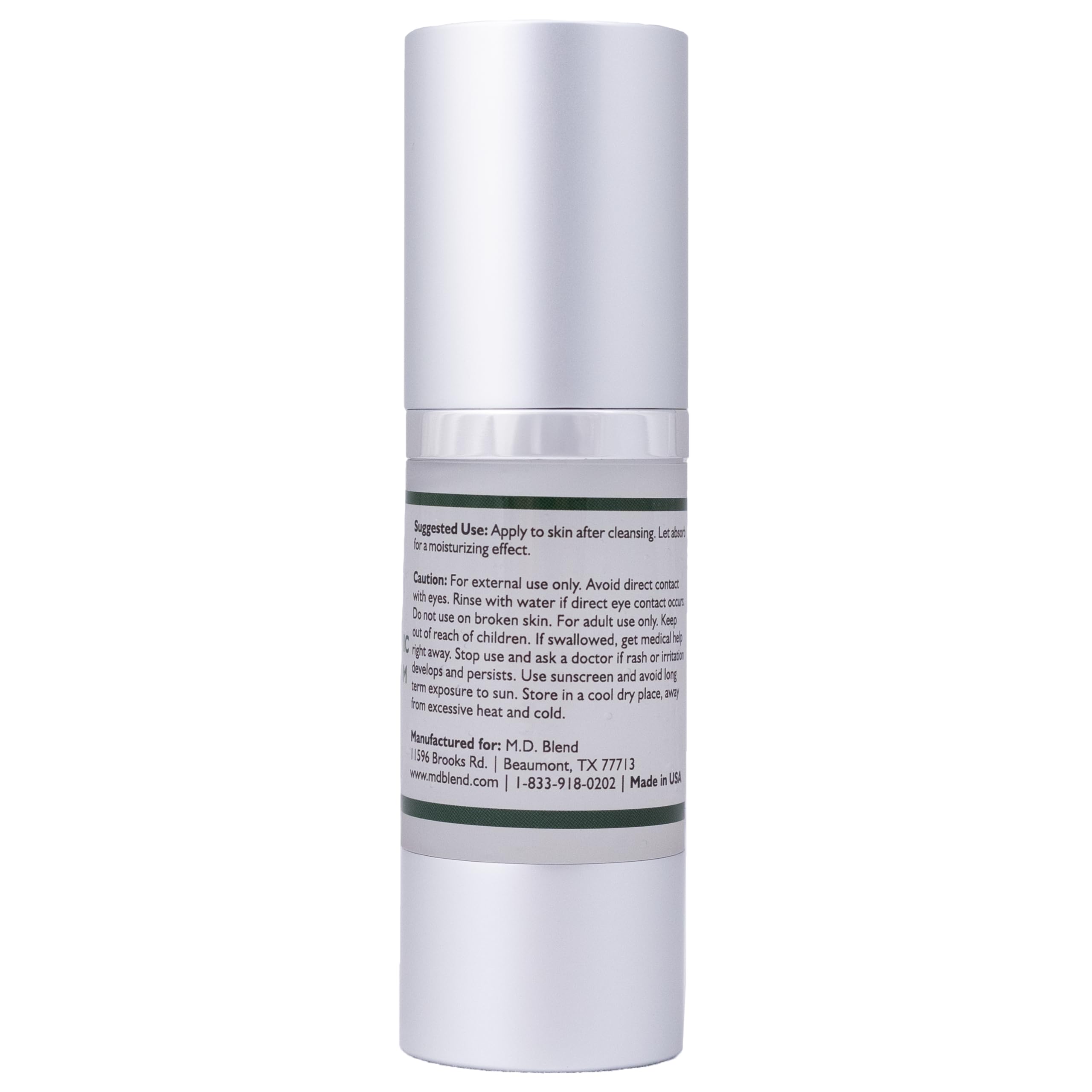 M.D. Blend Wellness Bundle with joint health supplement (120 capsules) & lightweight face hydrating hyaluronic acid serum (30 ml) featuring an airless pump, daily wellness skincare + joint support duo M.D. BlendAu supplements