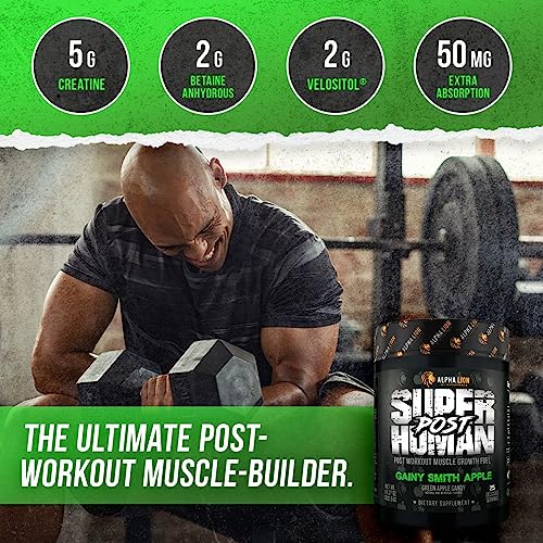 ALPHA LION Superhuman Pre Workout Powder & Post Workout Recovery Bundle, Sustained ALPHA LIONAu supplements