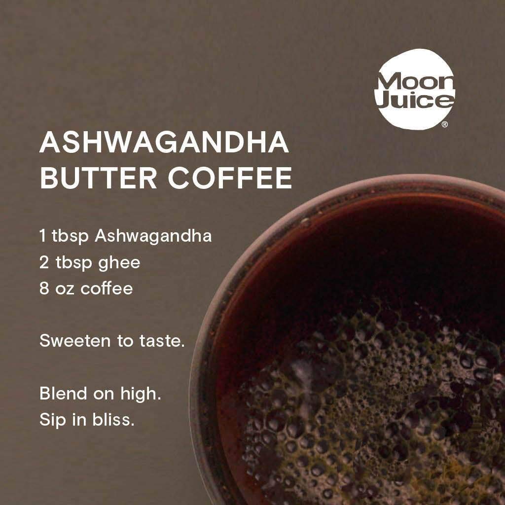 Moon Juice Organic Ashwagandha Supplement - Ashwagandha KSM-66 Root Powder Extract (15:1 Full-Spectrum) for Stress, Focus & Mood - Vegan, Non-GMO, Gluten-Free - 1.3 oz, 72 Servings Moon JuiceUS supplements