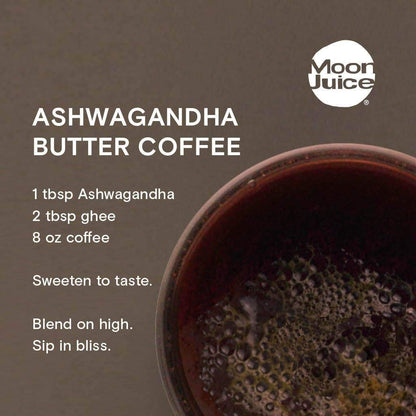 Moon Juice Organic Ashwagandha Supplement - Ashwagandha KSM-66 Root Powder Extract (15:1 Full-Spectrum) for Stress, Focus & Mood - Vegan, Non-GMO, Gluten-Free - 1.3 oz, 72 Servings Moon JuiceUS supplements