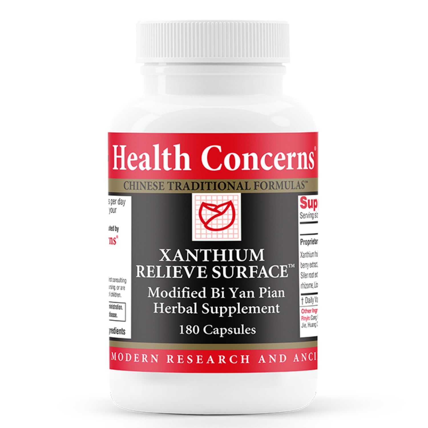 Health Concerns Xanthium Relieve Surface – Sinus Relief & Seasonal Allergy Support – Nasal Congestion & Immune Health Supplement – Bi Yan Pian Chinese Herbal Formula – 180 Capsules Health ConcernsAu supplements