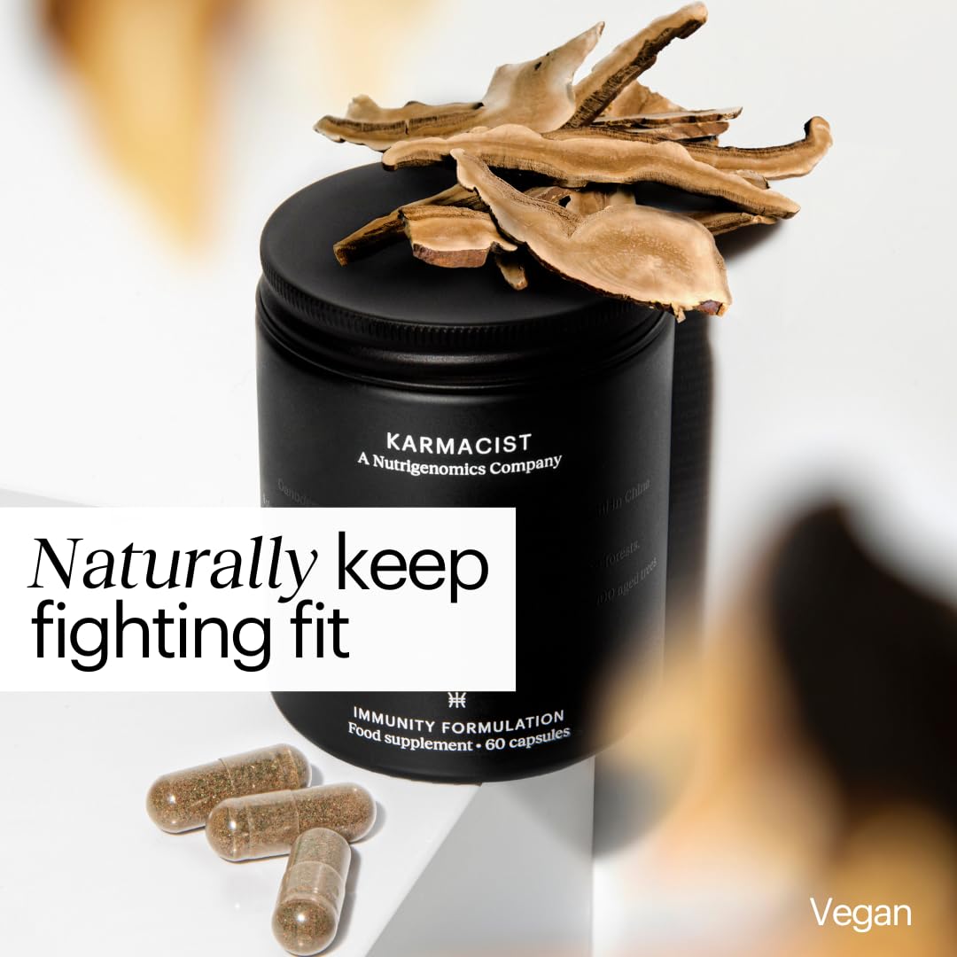 Immunity System Booster Supplement Promoting Natural Defence with Reishi & Amla KarmacistUS supplements