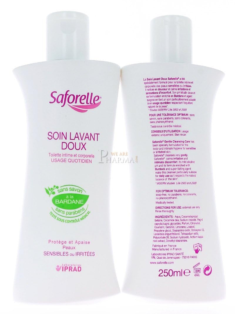 Saforelle Gentle Cleansing Care 2X250ml SaforelleAu supplements
