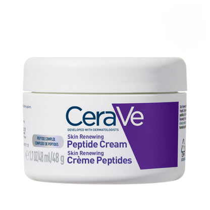 CeraVe Skin Renewing Night Cream, Niacinamide, Peptide Complex, and Hyaluronic Acid Moisturizer for Face, 1.7 Ounce, Packaging may Vary CeraVeUS supplements