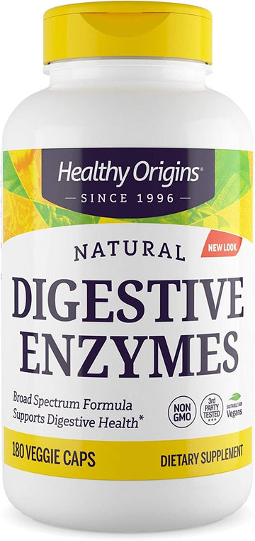 Healthy Origins Digestive Enzymes (NEC) Broad Spectrum - with Protease Healthy OriginsUS supplements