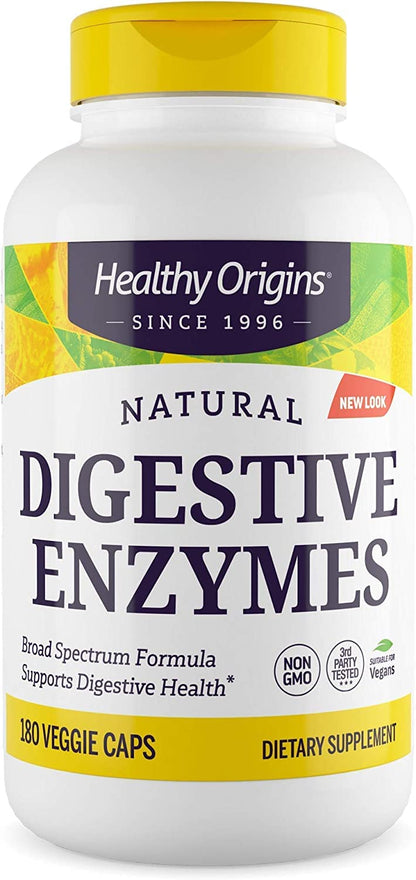 Healthy Origins Digestive Enzymes (NEC) Broad Spectrum - with Protease Healthy OriginsUS supplements