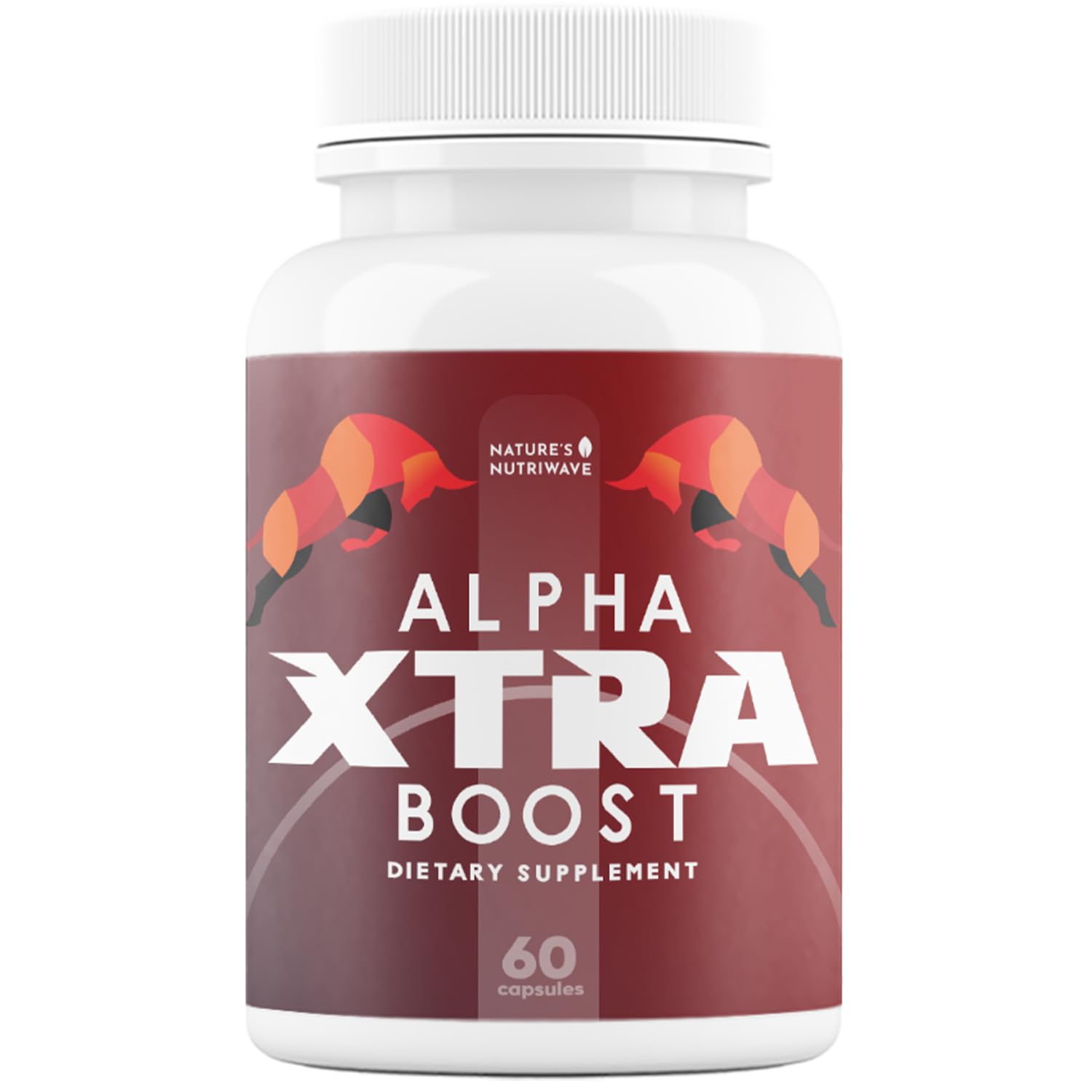 Nature’s NutriWave Alpha XtraBoost Capsules – Natural Men’s Supplement with Saw Palmetto, Fenugreek, L-Tyrosine & Herbal Blend, Made in USA – 60 Caps, 1 Month Supply Nature’s NutriWaveAu supplements
