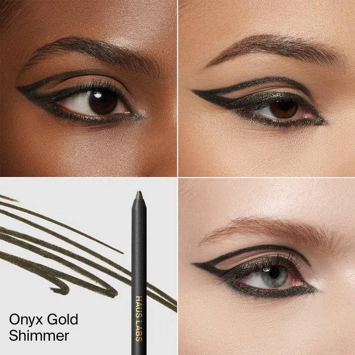 HAUS LABS BY LADY GAGA Optic Intensity Eco Eyeliner - Onyx Gold Shimmer + Complimentary Sheet Face Masque HAUS LABS BY LADY GAGAAu supplements
