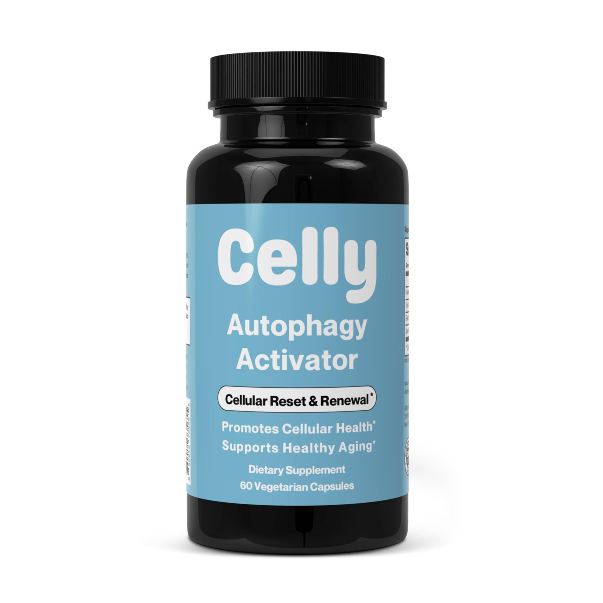 Celly Autophagy Activator | Longevity Supplement for Cellular Nutrition and Healthy Aging | Promotes Cell Renewal with Spermidine, Pterostilbene, Fisetin, and NAC | Made in USA & 3rd Party Tested CellyAu supplements