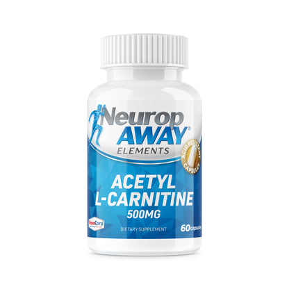 NeuropAWAY Elements Acetyl L-Carnitine 500mg 60ct Acid Resistant Capsules (60 500mg NeuropAWAYUS supplements