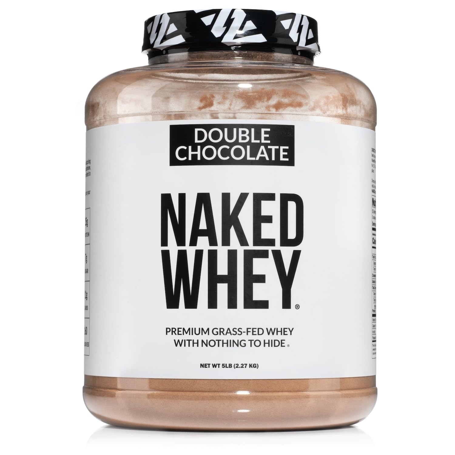 NAKED Whey Double Chocolate Grass Fed Whey Protein Powder, No GMO, No Soy NAKEDUS supplements
