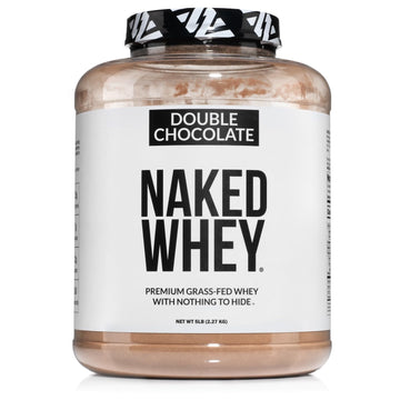 NAKED Whey Double Chocolate Grass Fed Whey Protein Powder, No GMO, No Soy NAKEDUS supplements