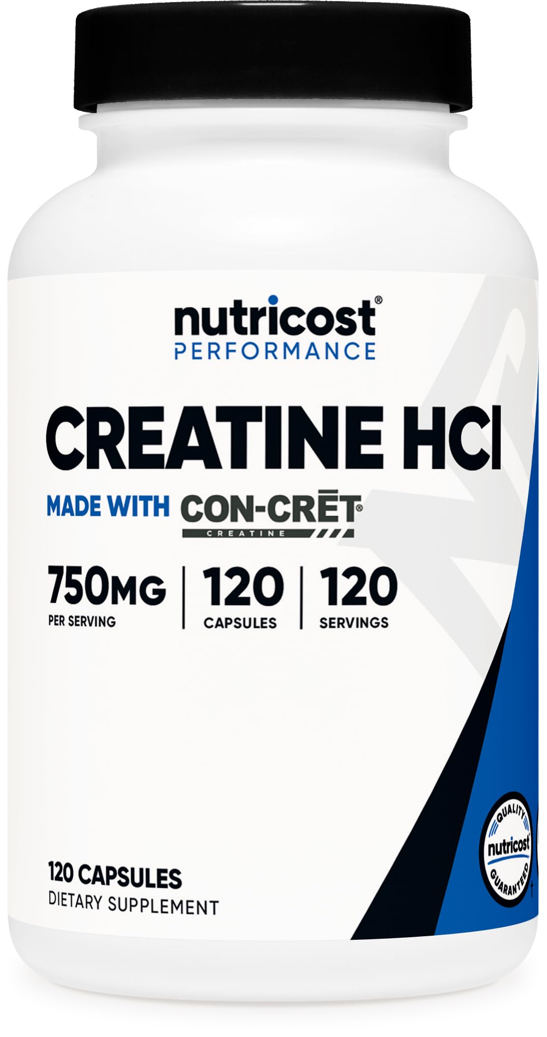 Nutricost Creatine HCl 120 Capsules - Made with CON-CRET Creatine, 750 MG Per Capsule NutricostAu supplements