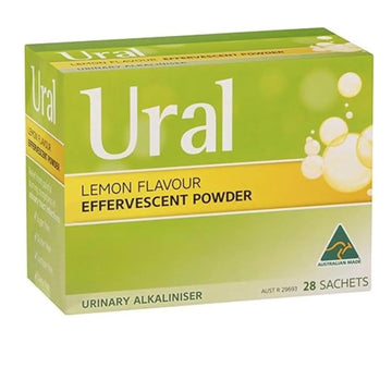 Ural Effervescent Powder 4G * 28 Sachets Urinary Alkalinizer Cystitis Relief UralAu supplements