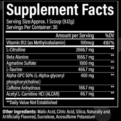 Smyle USA Pre-Workout Powder Lemon Lime - Pre Workout Energy with 400mg Alpha Smyle SupplementsUS supplements