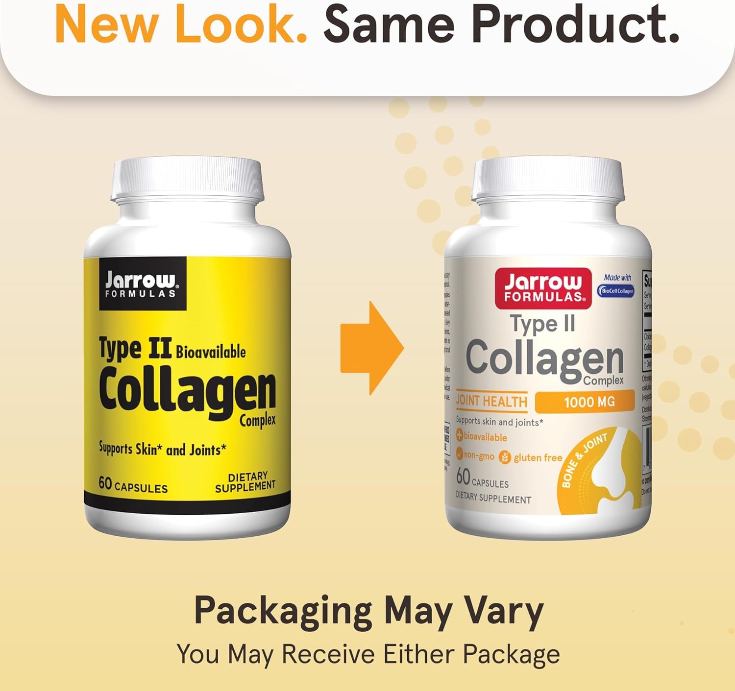 Jarrow's Type II Collagen Complex (Type 2 Collagen), 60 Capsules, Lab-Tested TudorAu supplements