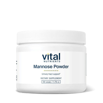 Vital Nutrients Mannose Powder 50g - Vegan D-Mannose Supplement for Urinary Tract and Bladder Support - Gluten, Dairy, Soy Free - Non-GMO - 25 Servings Vital NutrientsAu supplements