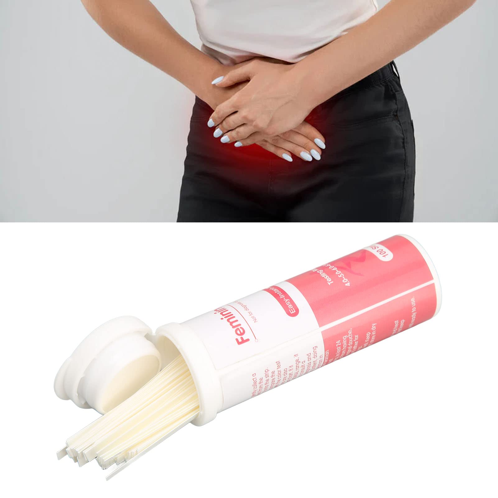 100 Vaginal Test Strips Check PH Level for Female Health, Accurate & Easy to Use, Monitor Gynecologic BetuedAu supplements