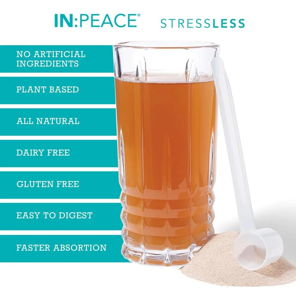 In:TotalWellness IN:Peace Herbal Calming Formula. 20 Serving Pouch, Wild Berry Flavor. 9 Herb Antioxidant + Adaptogen Blend. Clinically Proven Ingredients. Crafted by a Licensed Herbalist INTotalWellnessAu supplements