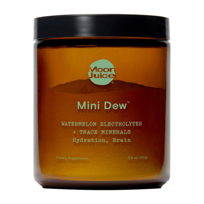 Moon Juice Mini Dew Electrolytes Powder - Sugar Free Minerals & Electrolyte Hydration Powder for Instant Hydration & Brain Support - Magnesium, Calcium, Potassium, Pink Salt, Watermelon, 30 Servings Moon JuiceUS supplements