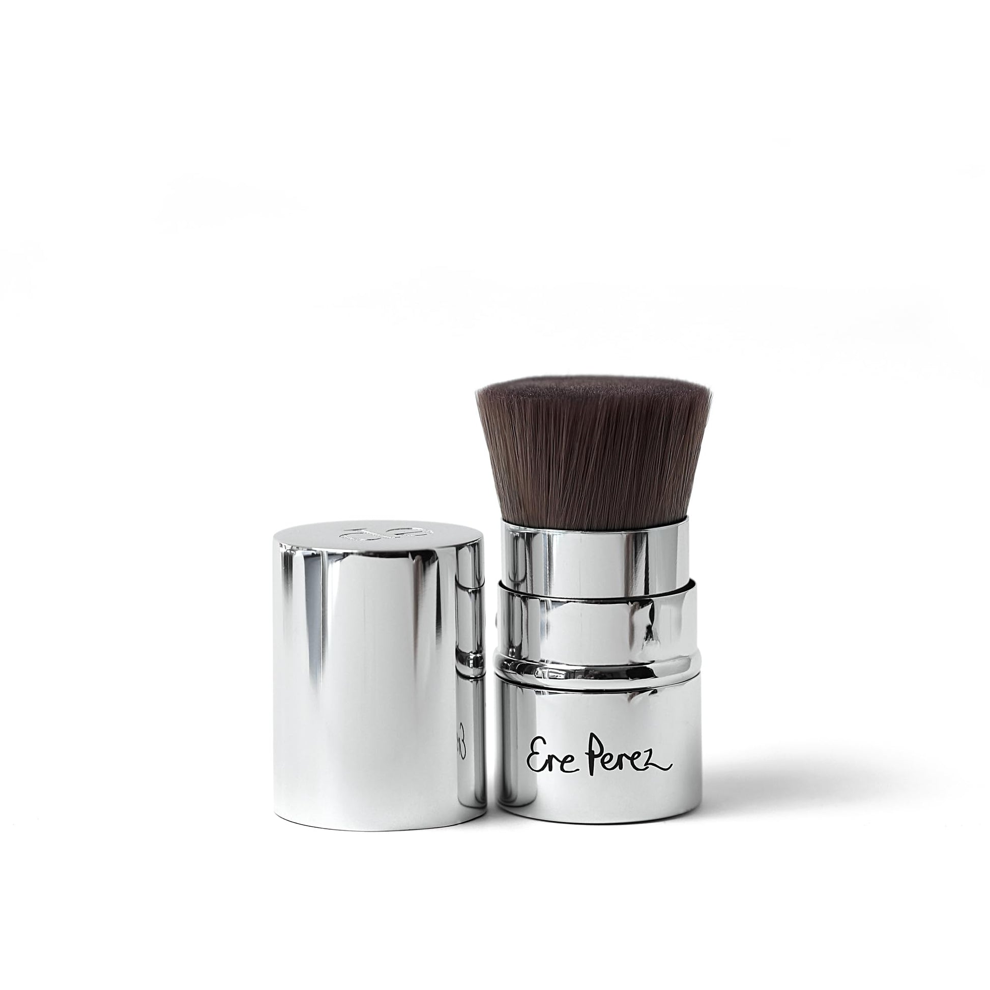 Ere Perez - Natural Eco Vegan Kabuki Makeup Brush | Multipurpose For Powder + Cream | Vegan Nylon Bristles, Cruelty-Free, Clean Beauty Ere PerezAu supplements