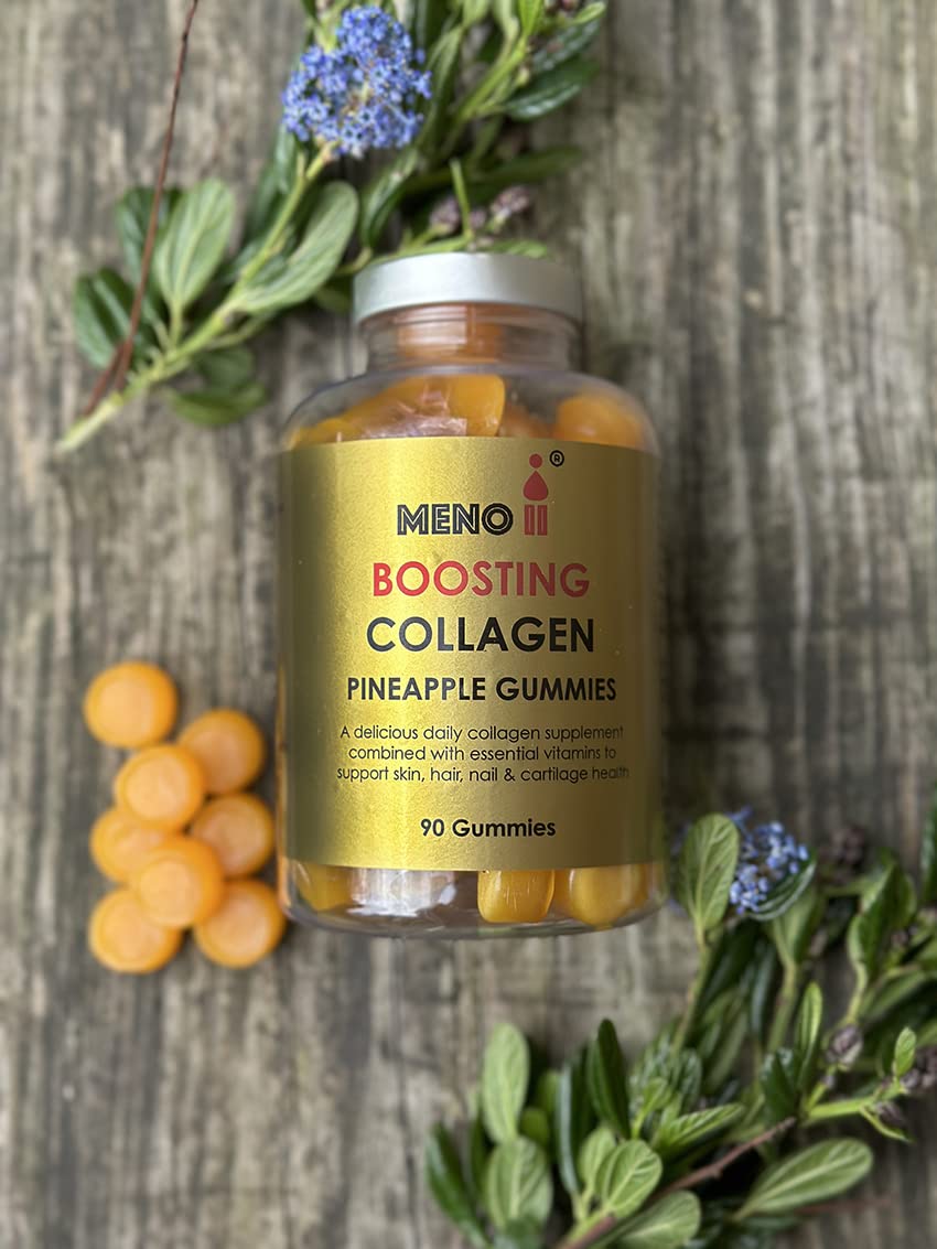 Meno® Boosting Collagen Natural Pineapple 90 Gummies Meno IIAu supplements