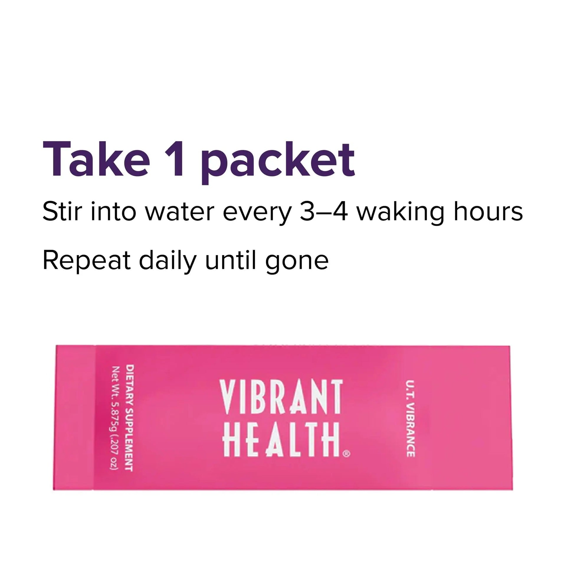 Vibrant Health, U.T. Vibrance Stick Packs, Crisis Intervention for Urinary Tract Health, 10 Servings Vibrant HealthAu supplements