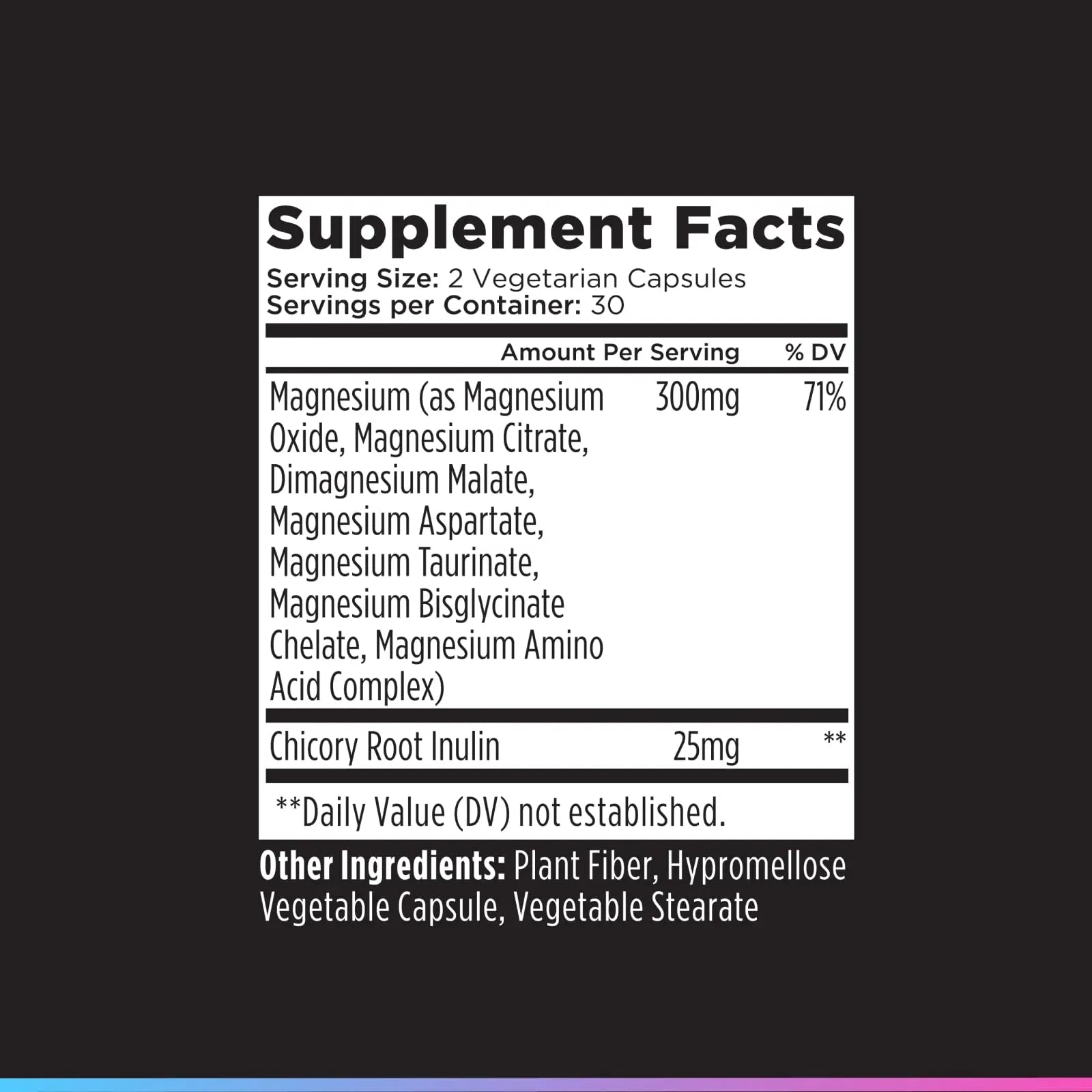 Livingood Daily Magnesium Supplement with Magnesium Glycinate, Citrate, Malate, Oxide, Aspartate, Amino Acid Complex and Chicory Root for Heart Health, Sleep and Muscle Support, 300mg, 60 Capsules Livingood Dailynz supplements