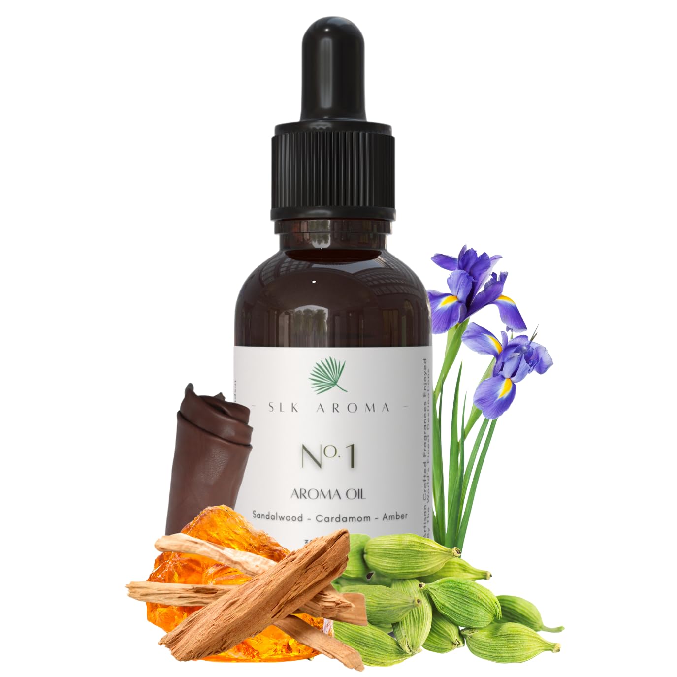 SLK Aroma - The No. 1 - Niche Blend of Essential Oils - Sandalwood, Cedarwood, Amber, Musk SLK AromaAu supplements