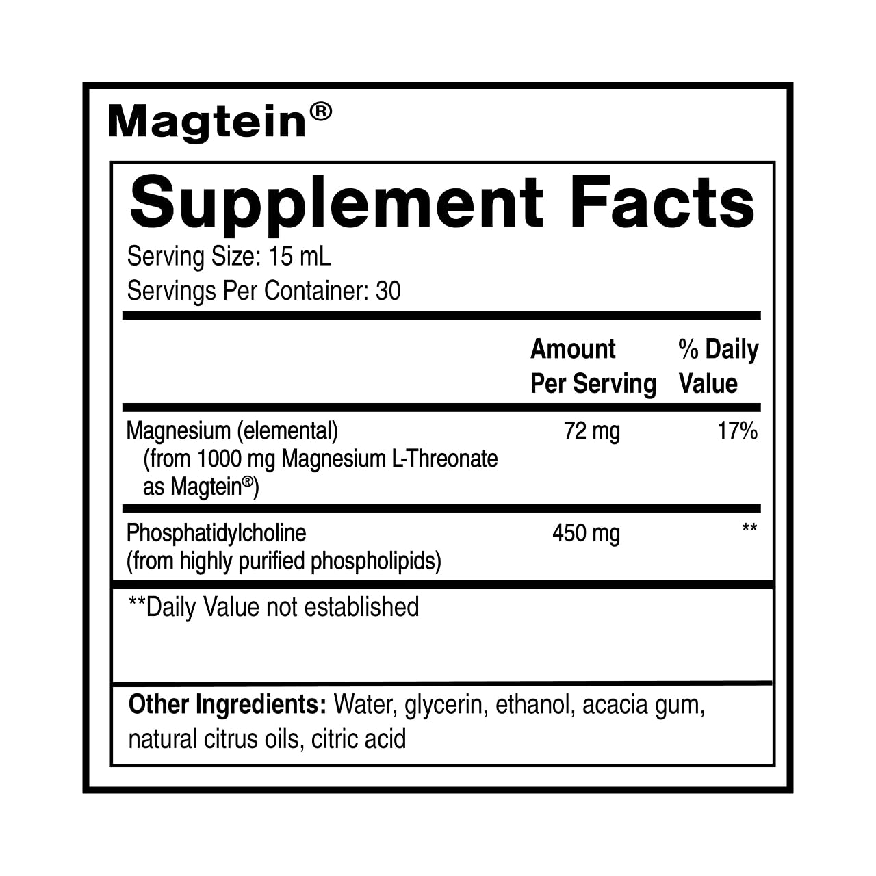 Quicksilver Scientific Liposomal Magtein - Magnesium Supplement for Brain Function Support - Stress, Sleep & Memory Support - Gluten-Free, Sugar-Free & Vegan - 15.2 fl oz (30 Servings) Quicksilver ScientificUS supplements