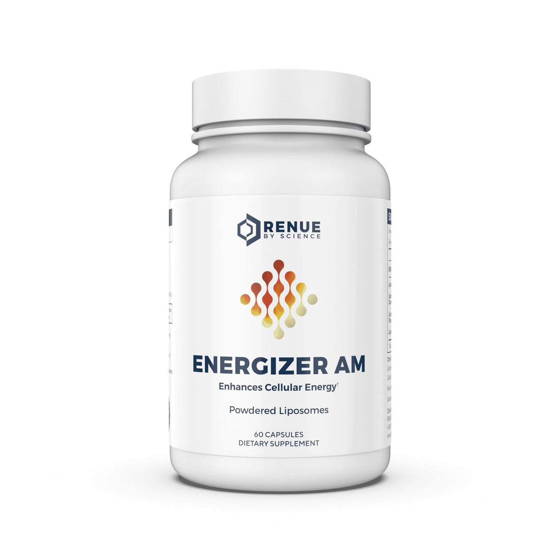 Renue By Science Energizer AM | Liposomal Resveratrol Hesperidin & Green Tea Supplement | 60 Capsules with Trans Resveratrol (65mg) Hesperidin (150mg) Green Tea Extract (35mg) - Non-GMO | Made in USA Renue By ScienceUS supplements