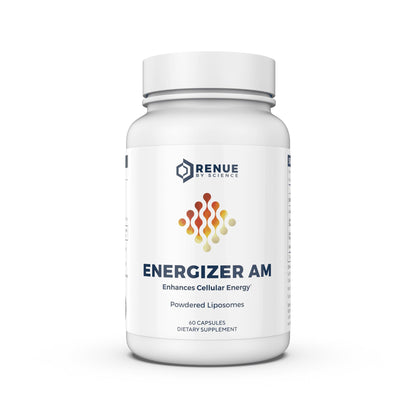 Renue By Science Energizer AM | Liposomal Resveratrol Hesperidin & Green Tea Supplement | 60 Capsules with Trans Resveratrol (65mg) Hesperidin (150mg) Green Tea Extract (35mg) - Non-GMO | Made in USA Renue By ScienceUS supplements