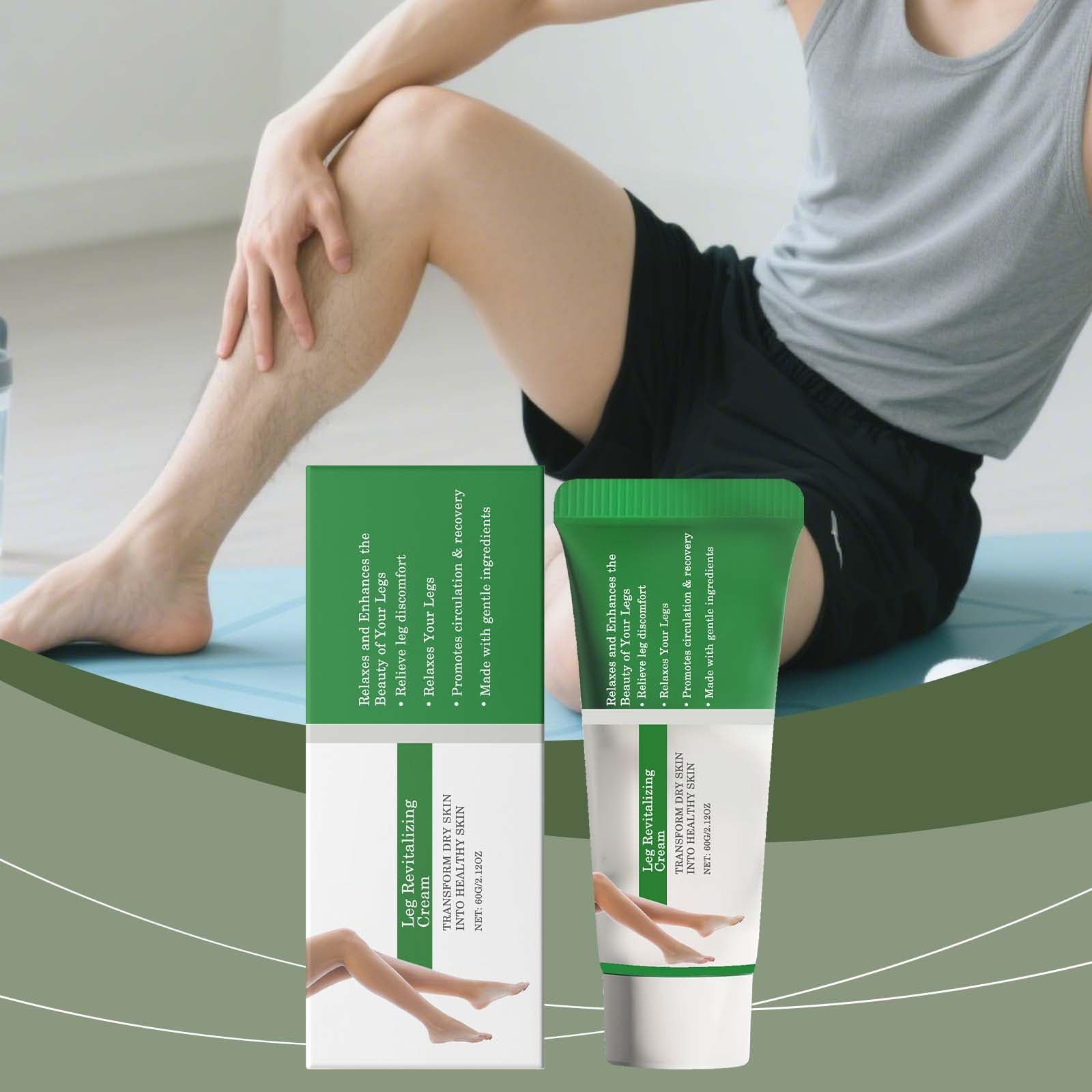 Leg Relief Cream Improves The Feeling Of Soreness And Swelling. Daily Muscle And Joint Care Massage Cream Is Suitable For Sedentary People In The Office To Reli GenericAu supplements