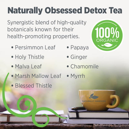 Naturally Obsessed 4 Week DRINK2SHRINK Detox Tea Formula Flat Belly System Detox Kit Naturally ObsessedUS supplements