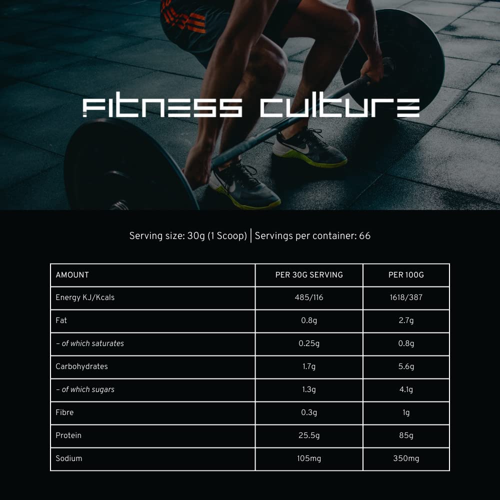 Fitness Culture Whey Bio 100 Whey Protein Powder with Pre and Pro Biotics Raspberry Flavour My StoreAu supplements