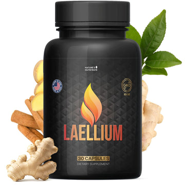 Laellium Capsules – Natural Supplement with Green Tea, Apple Cider Vinegar & Ginseng – Non-GMO, Supports Wellness – 30 Capsules, 1 Month Supply Nature’s NutriWaveAu supplements