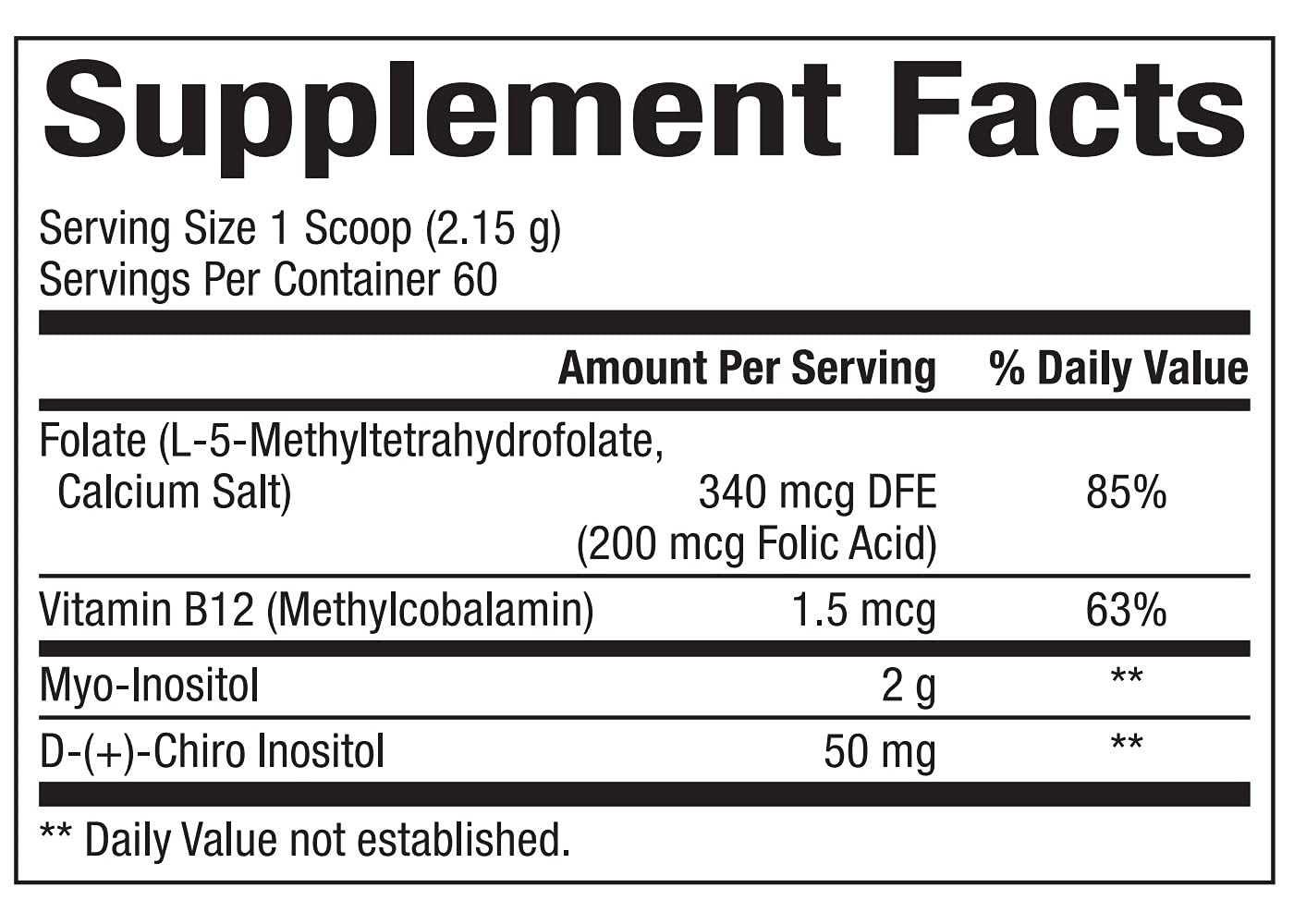 Bioclinic Naturals - Myo-Inositol 129 g Powder Bioclinic NaturalsUS supplements