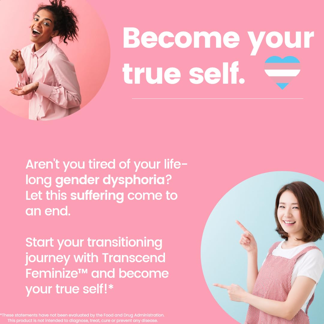 FEMINIZE Transcend HRT Pills for Estrogen - Potent HRT Estrogen Complex - Big Breats Soft Skin Feminizer FEMINIZEAu supplements