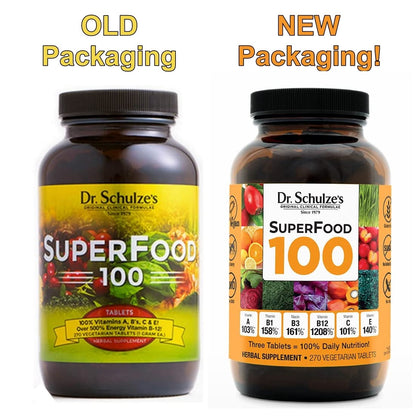 Dr. Schulze's | SuperFood 100 | Vitamin & Mineral Herbal Concentrate | Dietary Supplement Dr. Schulze'sUS supplements