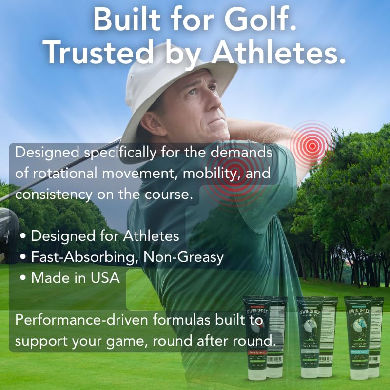 EagleEase – Targeted Joint Support Cream for Golfers & Athletes | Helps Support Elbows & Mobility During & After Play | Fast-Absorbing – 3 oz SwingFree MobilityAu supplements