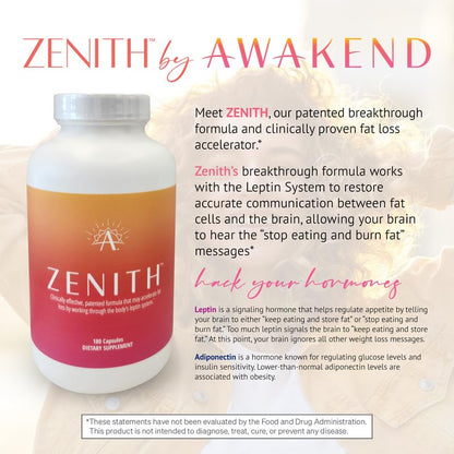 Awakend Leptin Supplement - Start Taking No Stimullants, All Natural Polysaccharides AWAKEND NATIONUS supplements
