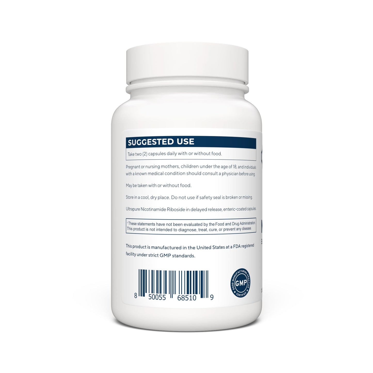 RENUE by Science Nicotinamide Riboside | High Strength NAD Supplement | 60 Nicotinamide Enteric-Coated Capsules - 1000mg Nicotinamide Riboside per Serving | Manufactured in The USA Third-Party Tested Renue By ScienceUS supplements