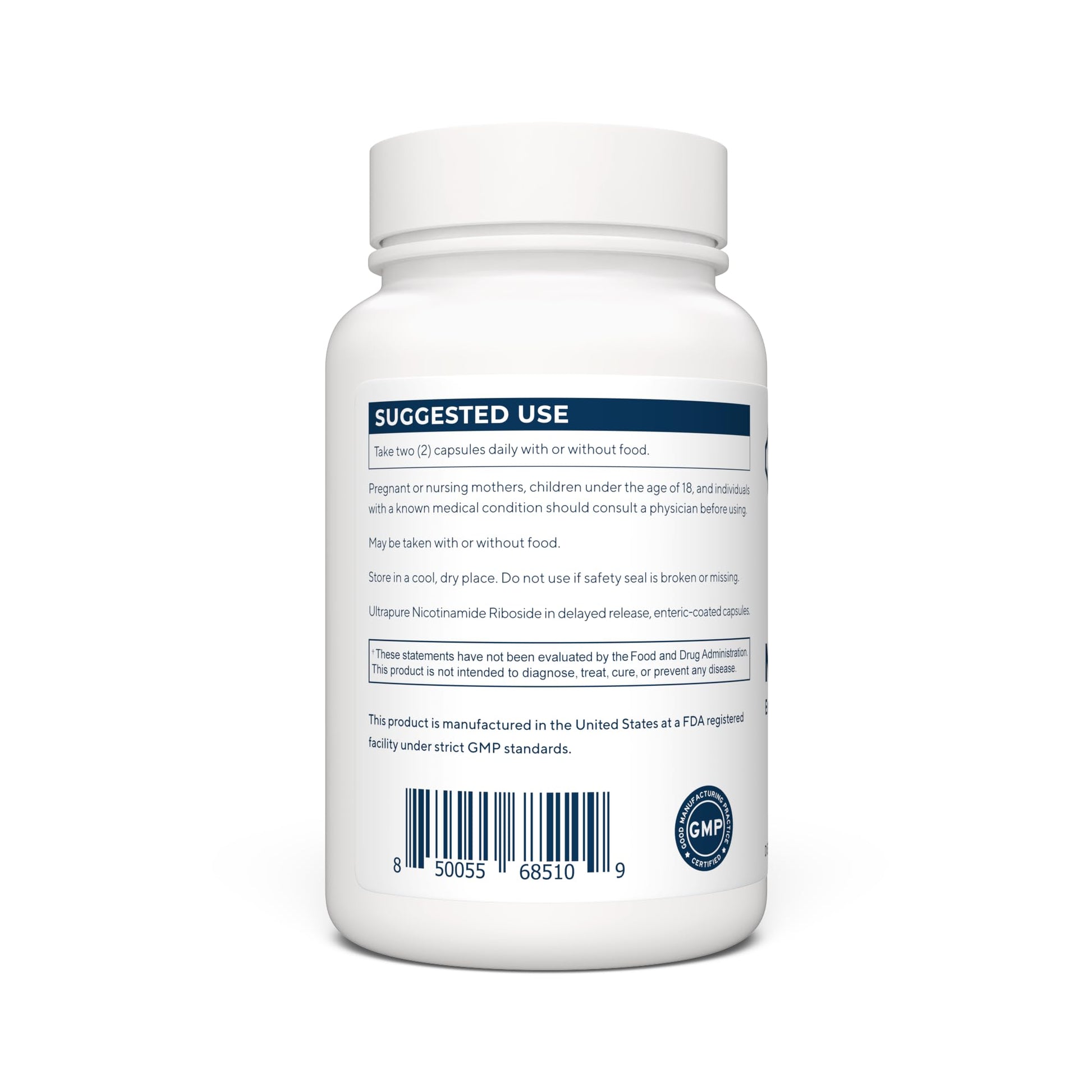 RENUE by Science Nicotinamide Riboside | High Strength NAD Supplement | 60 Nicotinamide Enteric-Coated Capsules - 1000mg Nicotinamide Riboside per Serving | Manufactured in The USA Third-Party Tested Renue By ScienceUS supplements