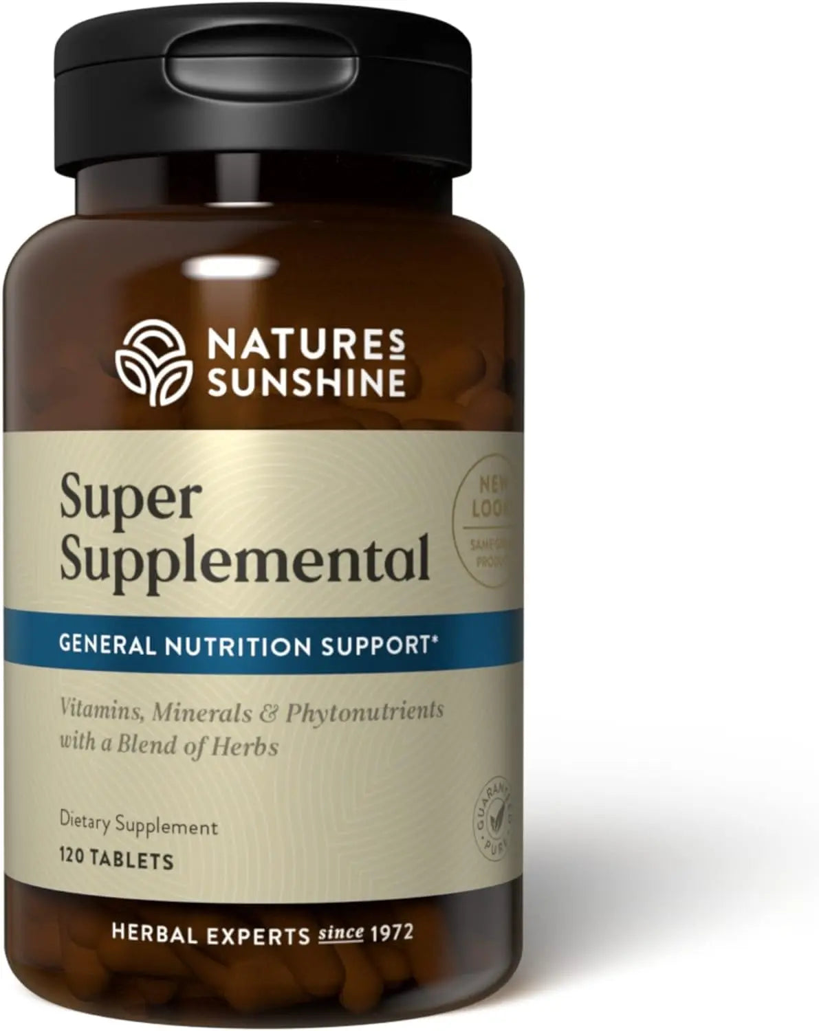 Nature's Sunshine Super Supplemental: Complete Multivitamin with Minerals, Antioxidants & More for Nutritional Gaps, Overall Health, Immune & Energy Support. 120 Tabs Nature's SunshineAu supplements