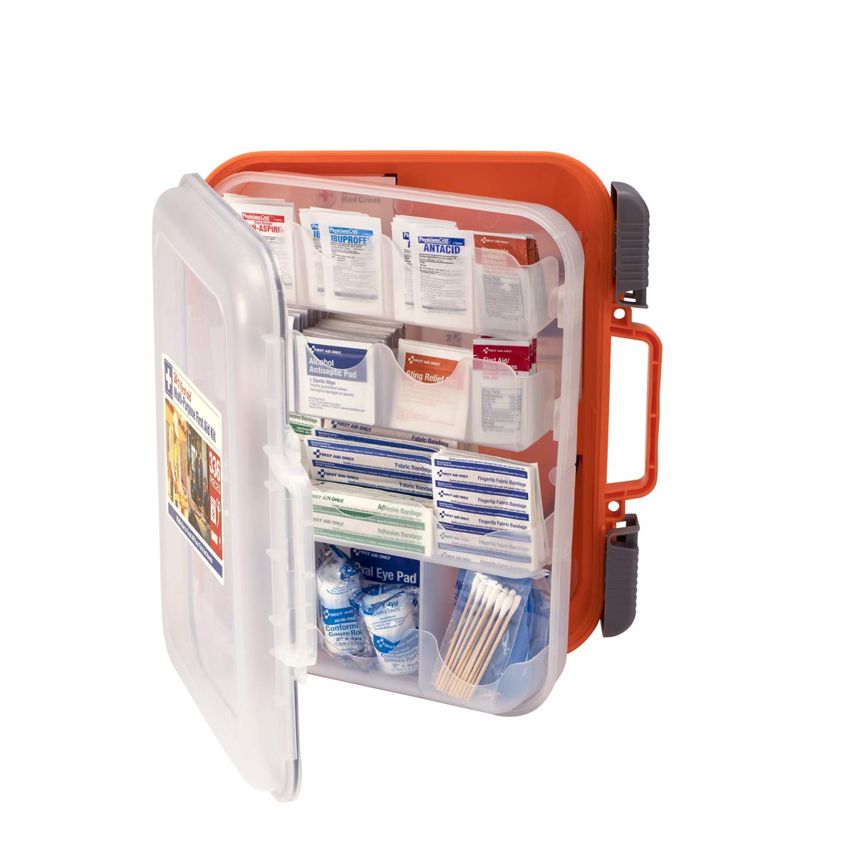 336 Piece First Aid Kit, Plastic Case 24/7 First AidUS supplements