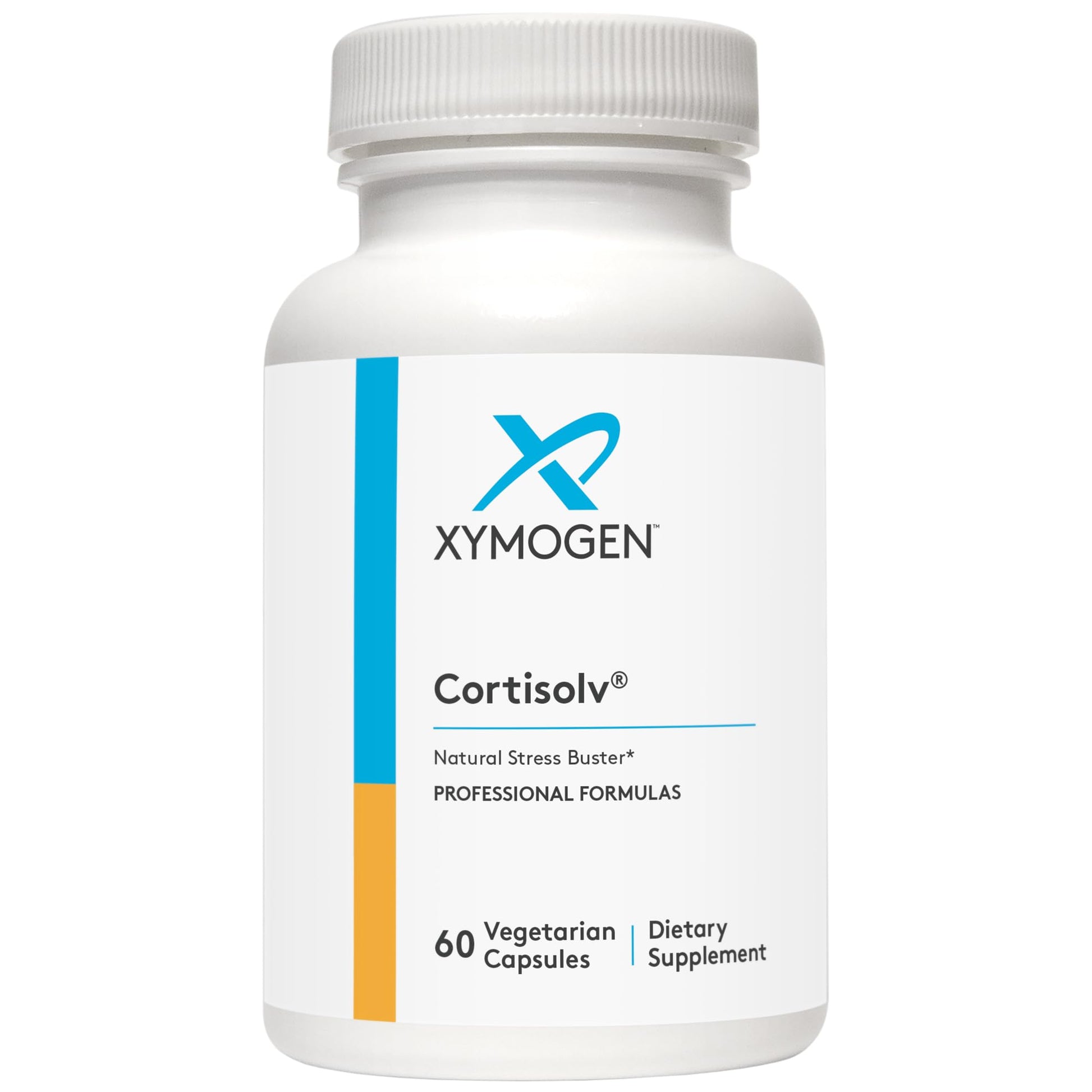 XYMOGEN Cortisolv Cortisol Supplement - Ashwagandha Supplement with L Theanine to Support Healthy Cortisol Levels, Energy, Relaxation and Mental Clarity (60 Capsules) XYMOGENAu supplements